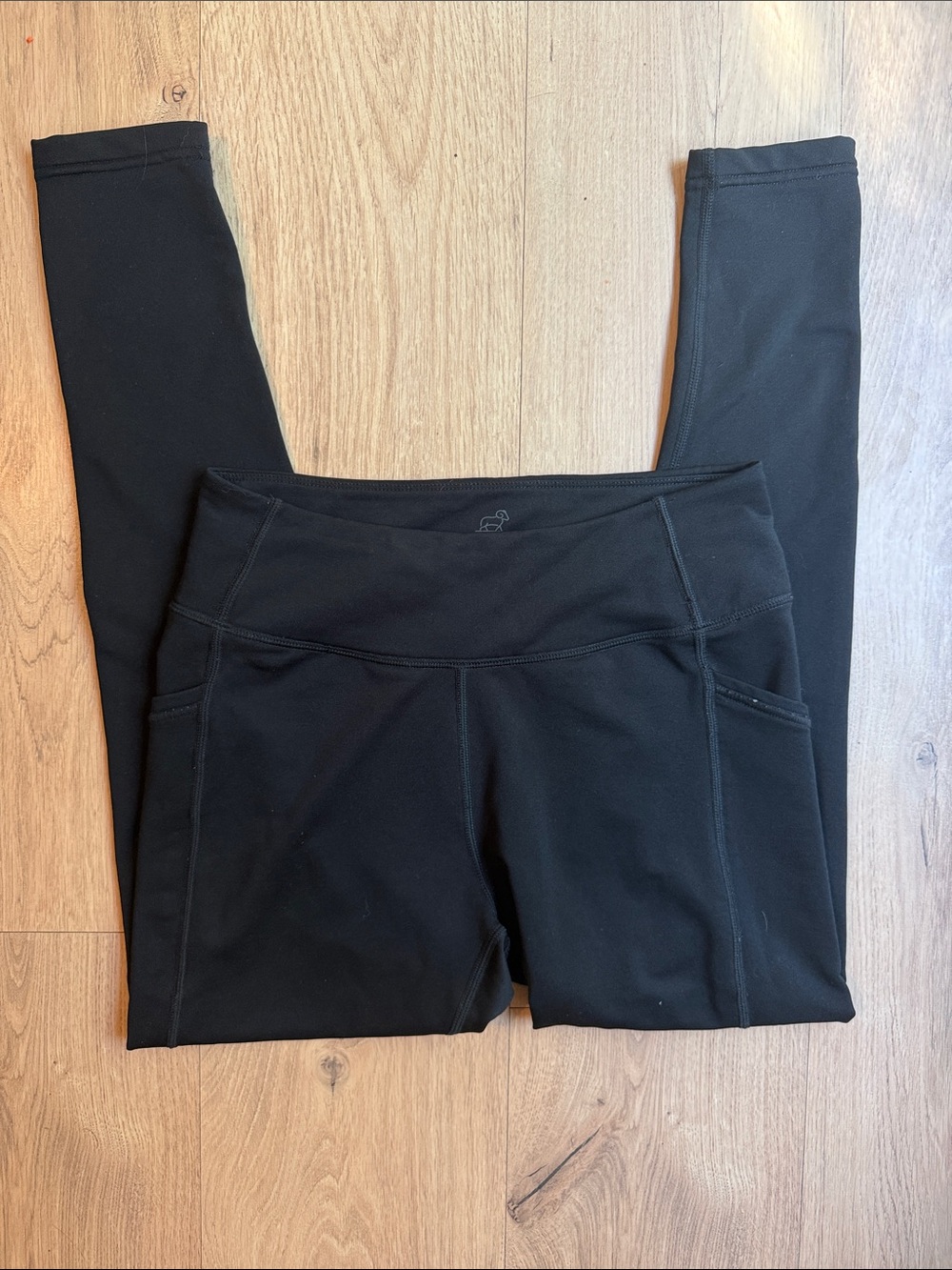 Woolx McKenna Merino Wool Pocket Leggings Black Women’s Small